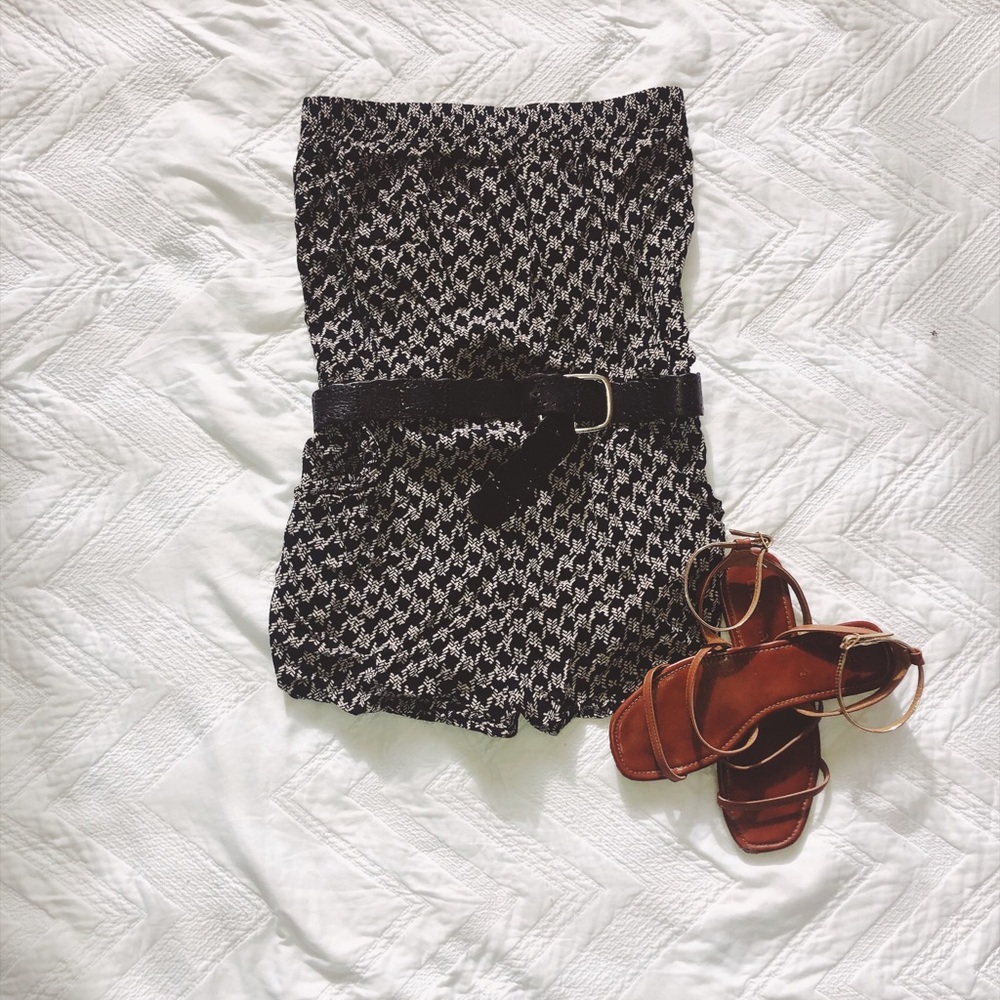 Strapless Romper